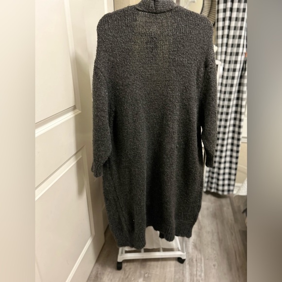 Zara cardigan grey sweater , alpaca and wool blend. Dropped shoulder. Size M. - Picture 6 of 14